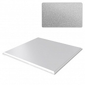 Купить Потолок кассетный Cesal Standart Tegular K90 Металлик серебристый 3313 595х595 мм по низкой цене