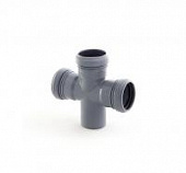 Купить Крестовина РосТурПлас канализационная ПП 87° D50 по низкой цене