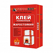 Купить Клей ТЕРРАКОТ для печной плитки жаростойкий 25 кг по низкой цене