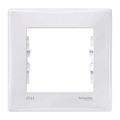 Купить Рамка Schneider Electric Sedna SDN5810121 IP44 белая одноместная по низкой цене