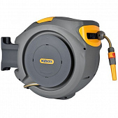 Купить Катушка Hozelock 2402 AutoReel настенная со шлангом 25 м 11 мм и комплектом фитингов по низкой цене