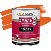 Купить Эмаль Лакра ПФ-115 оранжевая 1 кг по низкой цене