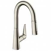 Купить Смеситель Hansgrohe Talis S 160 72815800 для кухни с выдвижным изливом по низкой цене