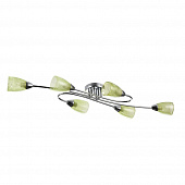 Купить Люстра Freya Flash FR104-06-GN зеленого E14 6х40W 220V потолочная по низкой цене