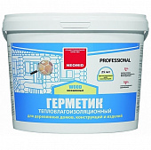 Купить Герметик Neomid Wood Proffesional акриловый межшовный белый 3 кг по низкой цене