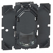 Купить Розетка Legrand Celiane 067344 RJ45 компьютерная одноместный черный по низкой цене