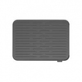 Купить Коврик Brabantia для сушки посуды силиконовый, темно-серый по низкой цене