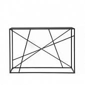 Купить Консоль Intelligent Design Wilson line black черное стекло по низкой цене