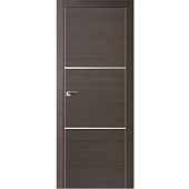 Купить Дверное полотно Profil Doors 2Z экошпон Грей кроскут с врезкой под магнитный замок и скрытые петли 2000х700 мм по низкой цене