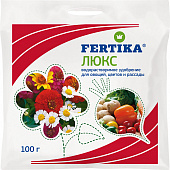 Купить Удобрение для овощей, цветов и рассады Fertika Люкс 100 г по низкой цене