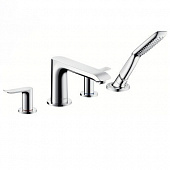Купить Смеситель Hansgrohe Metris 31442000 на борт ванны по низкой цене