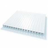 Купить Поликарбонат Woggel сотовый белый 6 мм 2,1х6 м по низкой цене