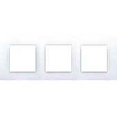 Купить Рамка Schneider Electric Unica Quadro MGU2.706.18 белая трехместная по низкой цене