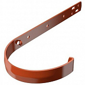 Купить Кронштейн желоба Технониколь D125/82 мм металлический длинный красный по низкой цене