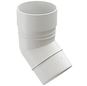 Купить Колено трубы Docke ПВХ Standard D120/80 мм угол 45 градусов белое по низкой цене