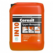 Купить Грунтовка Ceresit IN 10 Грунт Интерьер 5 л по низкой цене