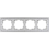 Купить Рамка Werkel Antik WL07-Frame-04 жемчужная четырехместная по низкой цене
