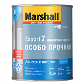 Купить Краска Marshall Export-7 база BW для стен и потолков матовая 0,9 л по низкой цене