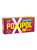 Купить Клей POXIPOL холодная сварка, двухкомпонентный, прозрачный, 14 мл, 16 грамм по низкой цене