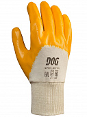 Купить Перчатки DOG Sensor Optima Nitrile рабочие, с нитриловым покрытием манжета частичное покрытие по низкой цене