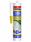Купить Герметик Soudal нейтральный санитарный силикон белый 280 мл по низкой цене