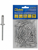 Купить Заклепки Kubis алюминиевые вытяжные 4.0x14 мм, толщина 9-10 мм, 50 шт по низкой цене