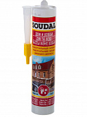 Купить Герметик Soudal универсальный, силиконовый, прозрачный, 280 мл по низкой цене