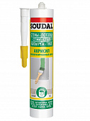 Купить Герметик Soudal силиконизированный, акриловый, для санитарных помещений, белый, 280 мл по низкой цене