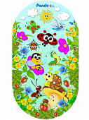 Купить Коврик Pondo Полянка коврик для ванны на присосках детский 69x39 см по низкой цене