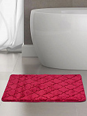 Купить Коврик Bath Plus Лана для ванной микрофибра серый 120х70 см по низкой цене
