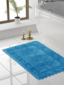 Купить Коврик DeНастия для ванной кружево, 60х100 см по низкой цене