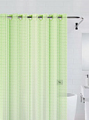 Купить Штора Bath Plus 3D зеленый для ванной по низкой цене