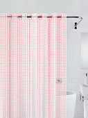 Купить Штора Bath Plus 3D розовый для ванной по низкой цене