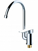 Купить Смеситель Konner Kitchen KIT1204 для кухни с высоким поворотным изливом по низкой цене
