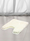 Купить Коврик Bath Plus Тиволи DB4156/0 для туалета белый 55х55 см 38 мм по низкой цене