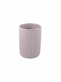 Купить Стаканчик Аквалиния Плиссе для зубных щеток керамический матовый по низкой цене