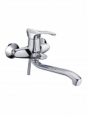 Купить Смеситель Haiba для ванны с поворотным изливом хром по низкой цене