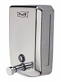 Купить Дозатор Puff для жидкого мыла из нерж. стали puff-8708, хром, 800 мл, с ключом по низкой цене