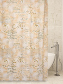 Купить Штора Bath Plus для ванной бежевая 180x180 см по низкой цене