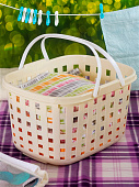 Купить Корзина Sanada для белья со складными ручками 49,5x38x29,1 см по низкой цене