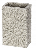 Купить Стаканчик Wenko Fossil beige для зубных щеток по низкой цене