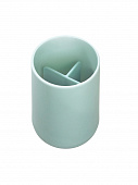 Купить Стаканчик Interdesign Soft Aqua Морская волна для ванных принадлежностей 3 отделения пластик по низкой цене