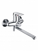 Купить Смеситель Haiba для ванны с поворотным изливом, хром по низкой цене
