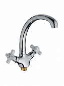 Купить Смеситель Haiba для кухни с высоким изливом, хром по низкой цене