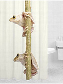 Купить Штора Bath Plus Лягушки для ванной 180x200 см по низкой цене