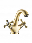 Купить Смеситель Gross Aqua Retro Bronze для умывальника по низкой цене