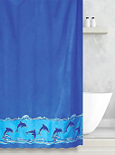 Купить Штора Bath Plus Date blue для ванной 180x180 см по низкой цене
