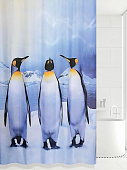 Купить Штора Bath Plus South Pole Hot Print Пингвины для ванной 180x200 см по низкой цене