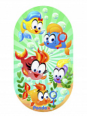 Купить Коврик Pondo Веселые рыбки для ванны на присосках детский 69x39 см
 по низкой цене