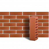 Купить Клинкер ЛСР Лондон красный классик фасадный гладкий 0,71 NF 250х85х65 мм по низкой цене